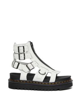 Sandalias de tiras con cremallera Olson de piel