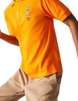 Polo de hombre Lacoste x Polaroid classic fit con cocodrilos