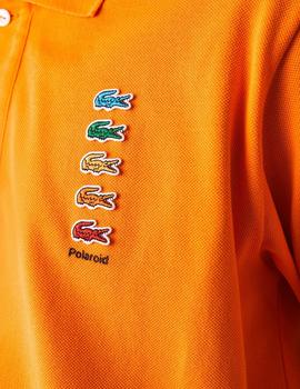 Polo de hombre Lacoste x Polaroid classic fit con cocodrilos