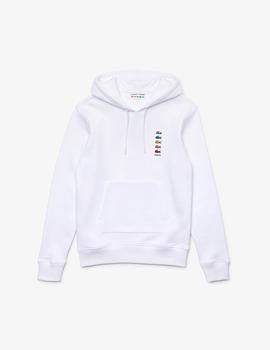 Sudadera unisex de felpa de algodón Lacoste x Polaroid