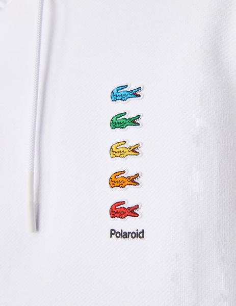 Sudadera unisex de felpa de algod n Lacoste x Polaroid