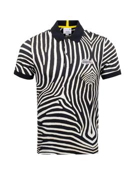 Lacoste x National Geographic Zebra Print Polo