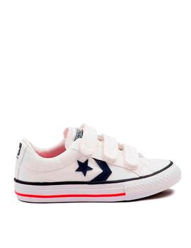 Zapatilla Star 3V OX Youth velcro blanco Converse