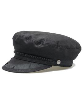 Athens Black Flat Cap Cap - Brixton