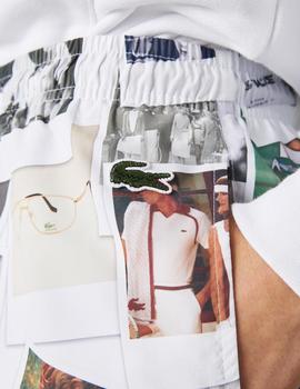 Bañador unisex estampado Lacoste LIVE x Polaroid