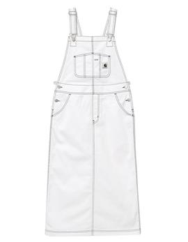 BIB SKIRT LONG WHITE