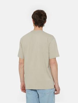 DICKIES AITKIN CHEST TEE - CAMISETA KHAKI