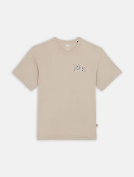 DICKIES AITKIN CHEST TEE - CAMISETA KHAKI