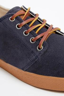 HIGBY SUEDE HYDRO NAVY CARAMEL