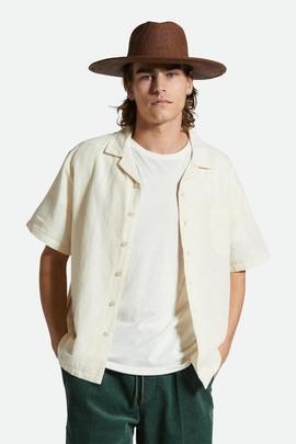 CAMISA CON CUELLO DE CAMPAMENTO S/S DE MEZCLA DE L