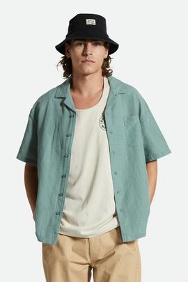 CAMISA CON CUELLO DE CAMPAMENTO S/S DE MEZCLA DE L