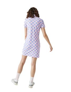 Vestido polo mujer Lacoste LIVE de piqué de algodón