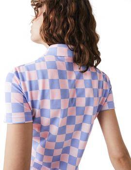 Vestido polo mujer Lacoste LIVE de piqué de algodón