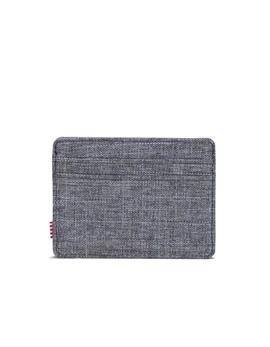 CHARLIE CARDHOLDER RAVEN CROSSHATCH