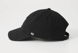 Dog Base Runner Icon 47 Clean Up Black Dad Cap - 4