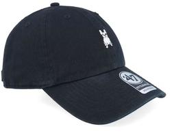 Dog Base Runner Icon 47 Clean Up Black Dad Cap - 4