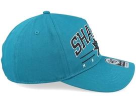 San Jose Sharks Roscoe 47 Hitch Cap Dark Teal A-fr