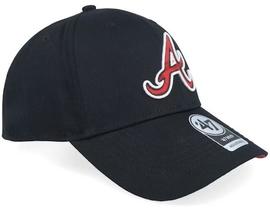 Atlanta Braves MLB 47 Mvp Cap Black Adjustable - 4